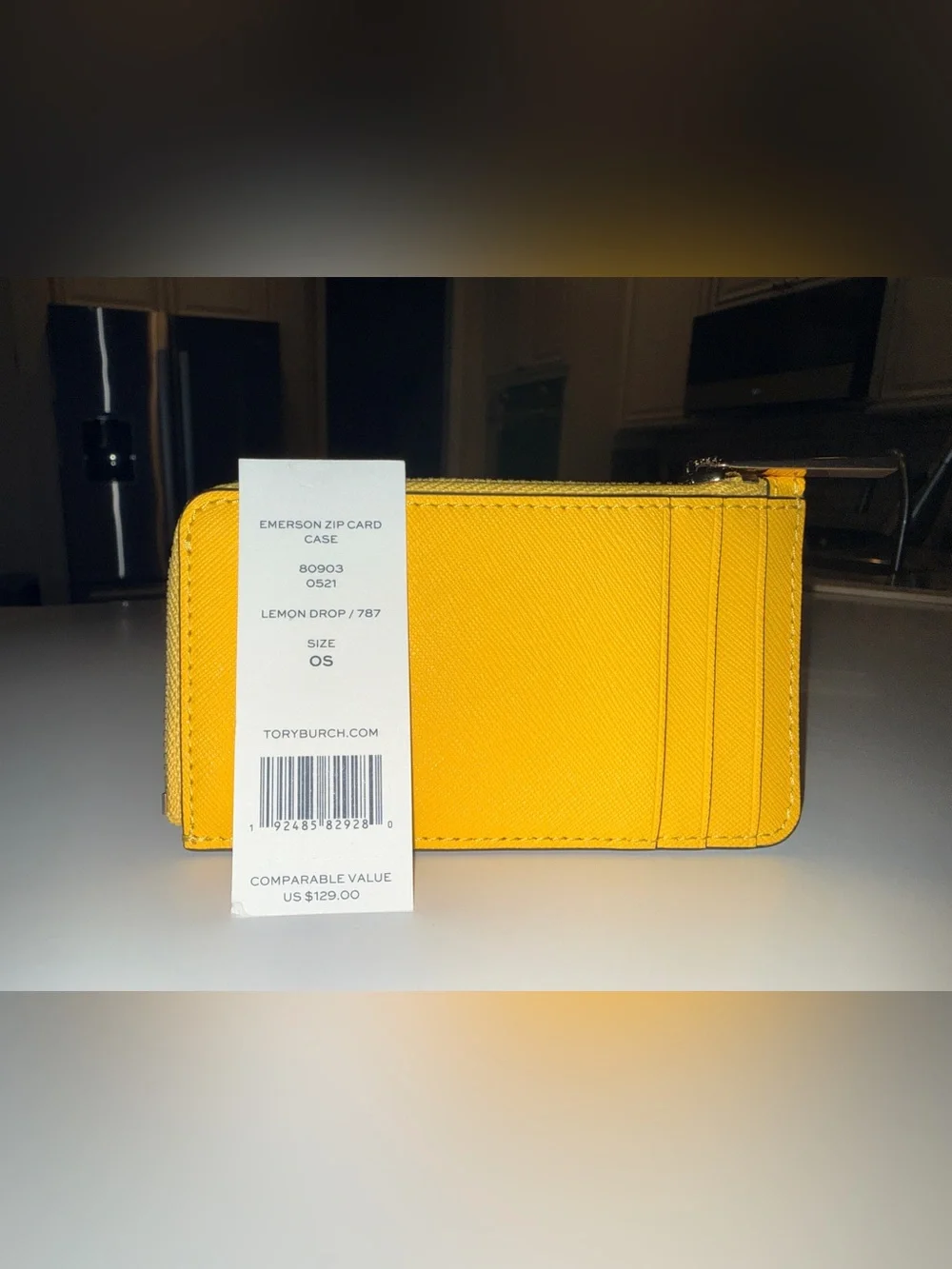 Tory Burch Emerson Zip Card Case - NWT
